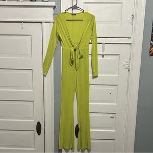 Lime Green Women's Romper
